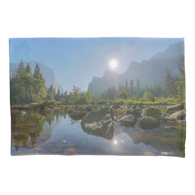 Mountains | El Capitan Yosemite Park, California Pillow Case (Front)