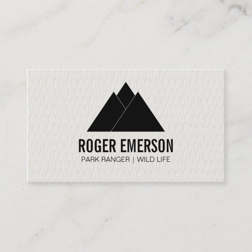 Mountains  Feathers Business Card