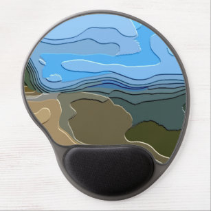 MOUNTAINS GEL MOUSE PAD