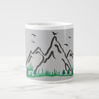 Mountains Giant Coffee Mug
