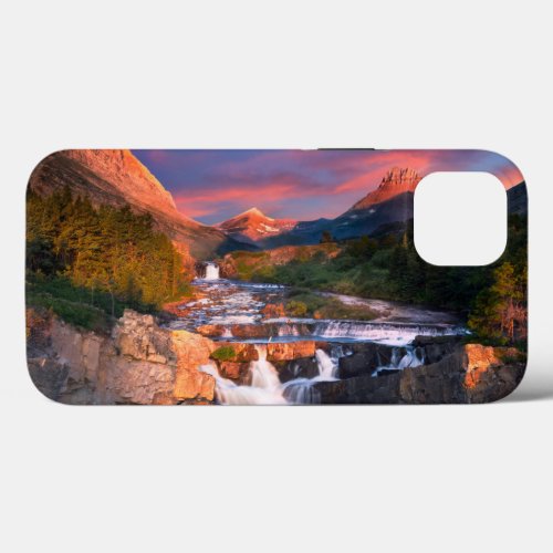 Mountains  Glacier National Park Montana iPhone 13 Case