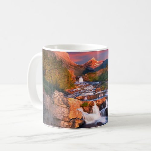 Mountains  Glacier National Park Montana Coffee Mug