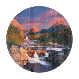 Mountains Glacier National Park, Montana Cutting Board