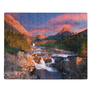 Mountains Glacier National Park, Montana Jigsaw Puzzle