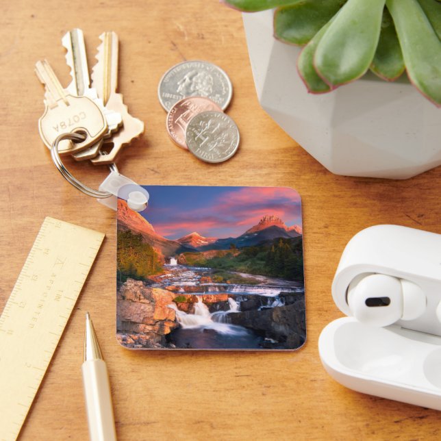 Mountains | Glacier National Park, Montana Keychain (Desk)