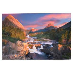 Mountains   Glacier National Park, Montana Metal Print