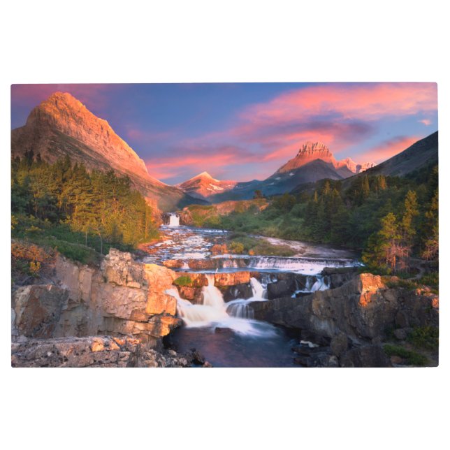 Mountains | Glacier National Park, Montana Metal Print (Front)