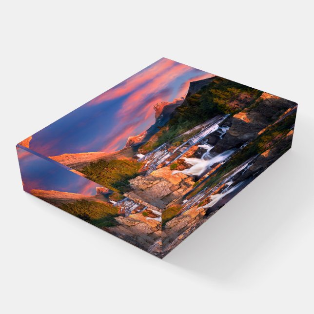 Mountains | Glacier National Park, Montana Paperweight (Angled)