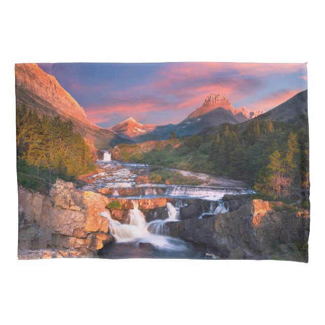Mountains | Glacier National Park, Montana Pillow Case (Front)