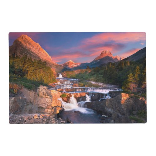 Mountains  Glacier National Park Montana Placemat