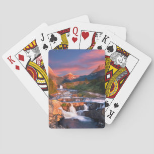 Mountains Glacier National Park, Montana Poker Cards
