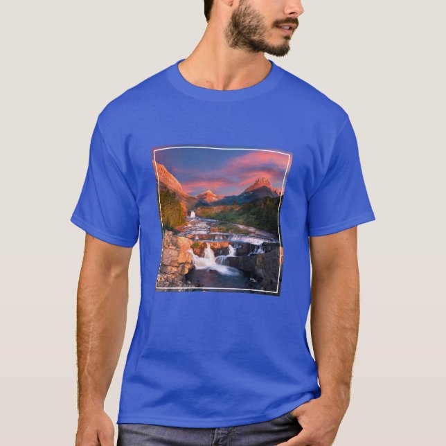 Mountains | Glacier National Park, Montana T-Shirt (Front)