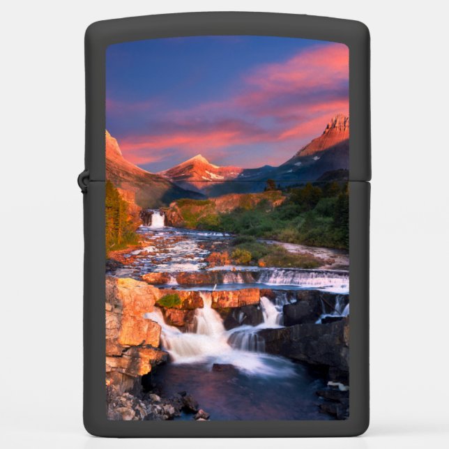 Mountains | Glacier National Park, Montana Zippo Lighter (Front)