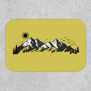 Mountains graphic  patch