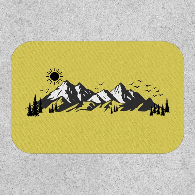Mountains graphic  patch (Front)