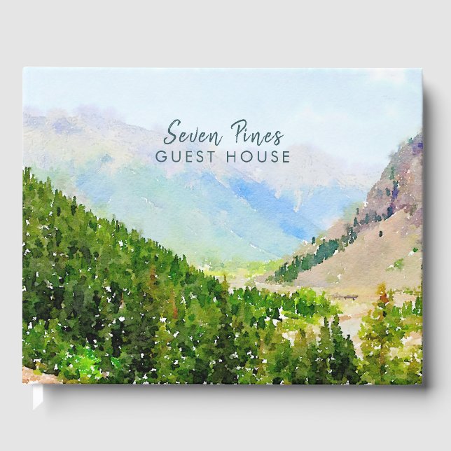 Mountains Guest House Vacation Rental Comments Book (Front)