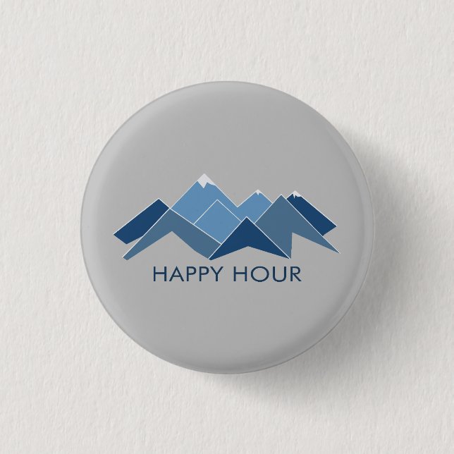 Mountains Happy Hour Button (Front)