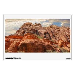 Mountains HDR photo Wall Sticker