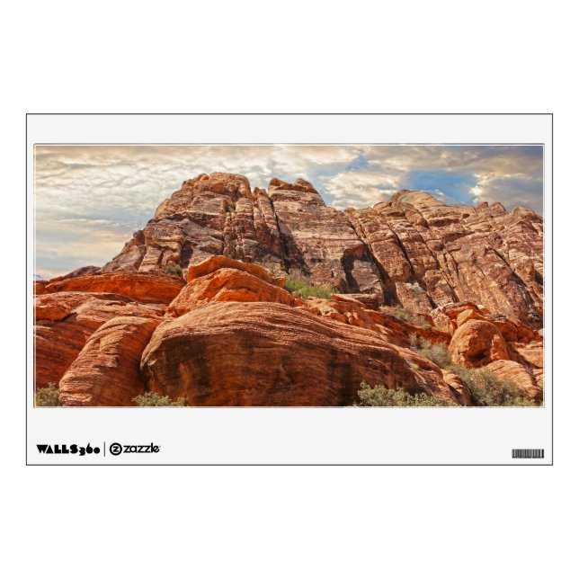 Mountains HDR photo Wall Sticker (Front)
