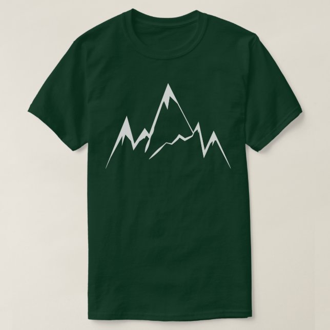 Mountains Hiking 46 T-Shirt (Design Front)