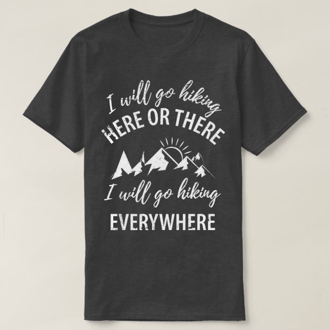 Mountains Hiking 63 T-Shirt (Design Front)