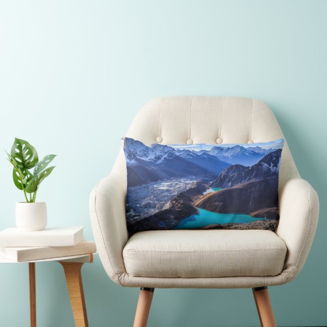 Mountains | Himalaya Mountains, Peru Lumbar Pillow (Chair)