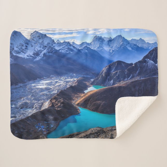 Mountains | Himalaya Mountains, Peru Sherpa Blanket (Front (Horizontal))