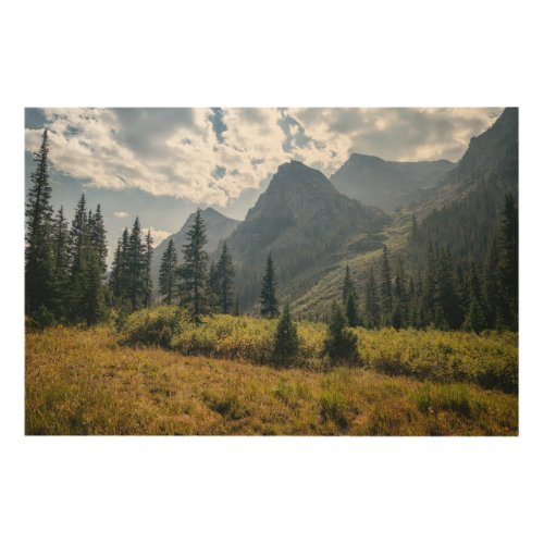 Mountains  Holy Cross Wilderness Colorado Wood Wall Art