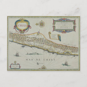 Mountains in Chile Postcard