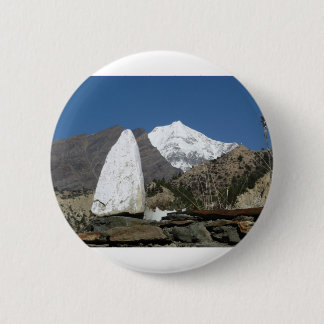 Mountains in Nepal Pinback Button