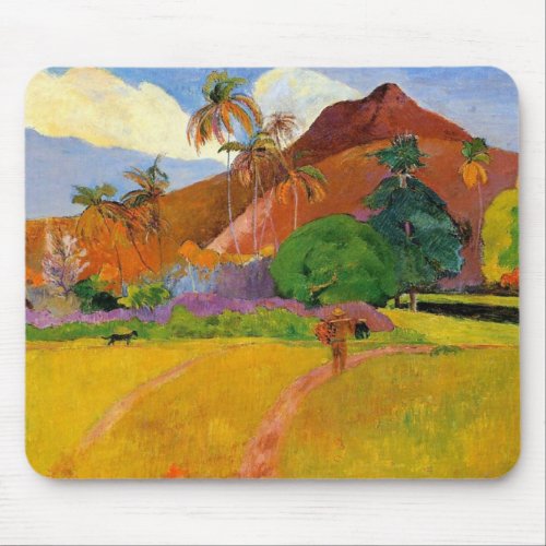 Mountains in Tahiti _ Paul Gauguin Mousepad