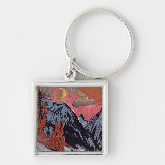 Mountains in Winter, 1919 Keychain (Front)