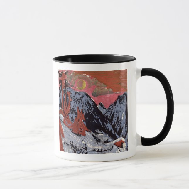 Mountains in Winter, 1919 Mug (Right)