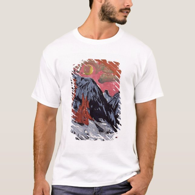 Mountains in Winter, 1919 T-Shirt (Front)