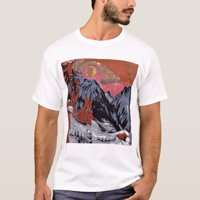 Mountains in Winter, 1919 T-Shirt (Front)
