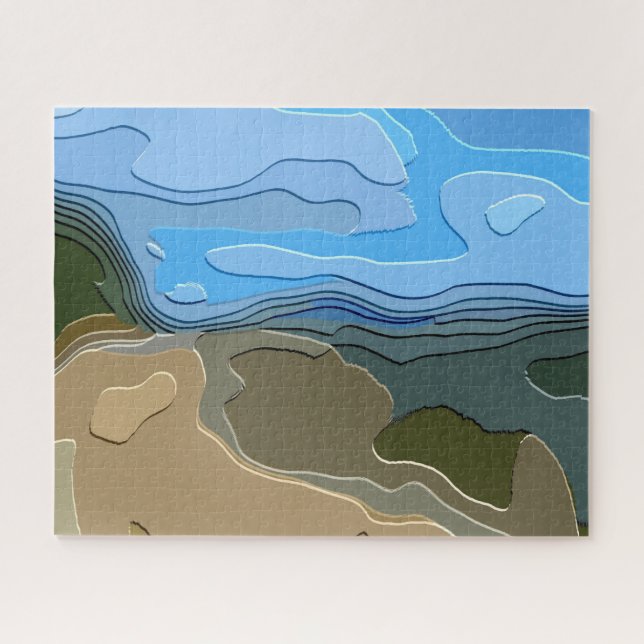 MOUNTAINS JIGSAW PUZZLE (Horizontal)