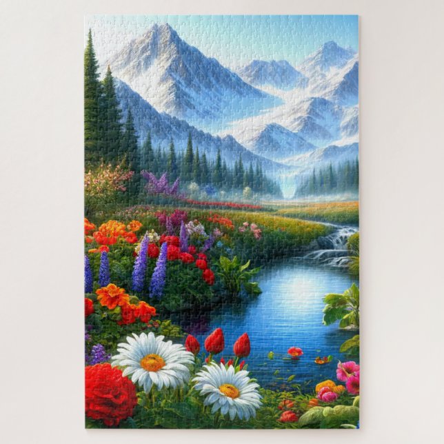 Mountains Jigsaw Puzzle (Vertical)