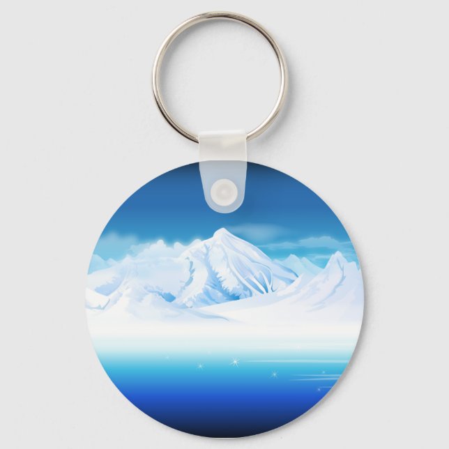 Mountains Keychain (Front)