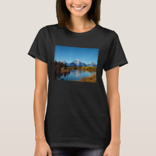 Mountains Lake Reflection Grand Teton National Par T-Shirt
