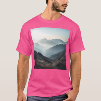 Mountains Landscape Mountains Poster Nature Wall A T-Shirt