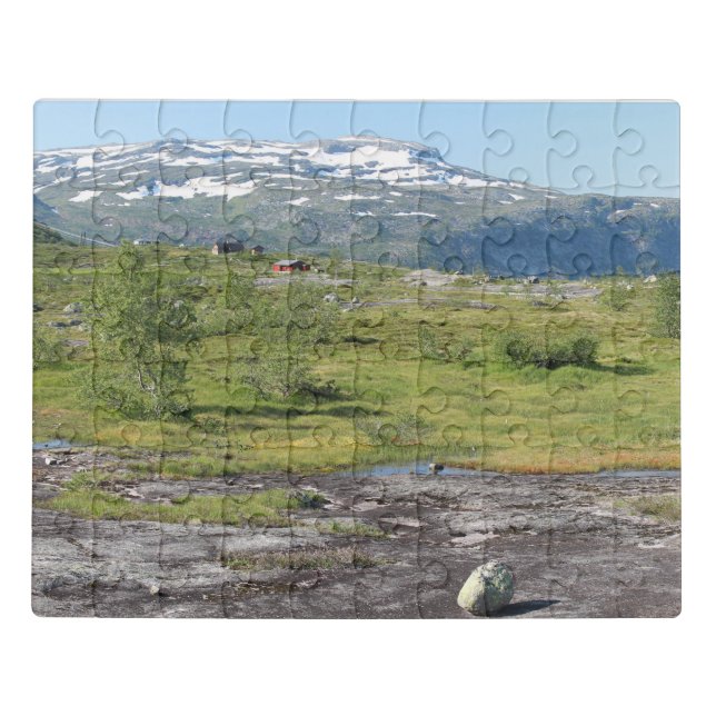 mountains landscape puzzle, travel Norway puzzle (Puzzle Horizontal)