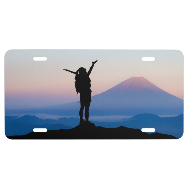 Mountains License Plate (Front)