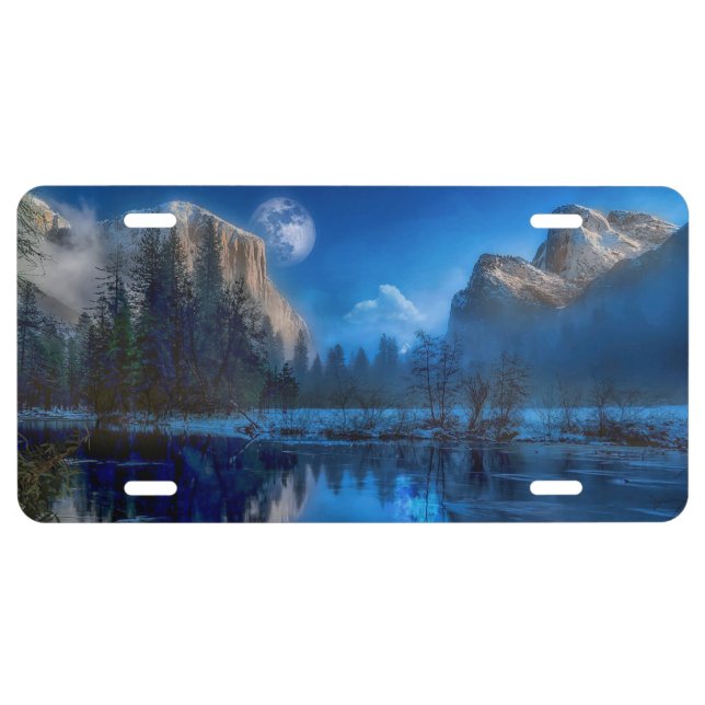 Mountains License Plate (Front)