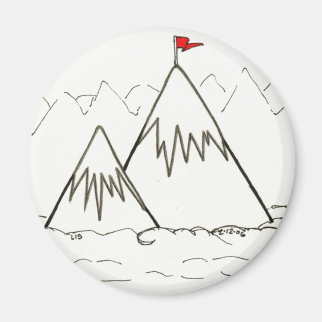 Mountains magnet (Front)