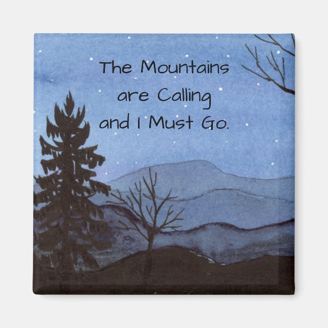 Mountains Magnet (Front)