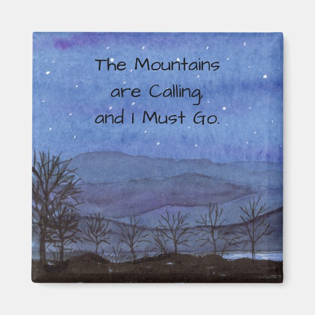Mountains Magnet (Front)