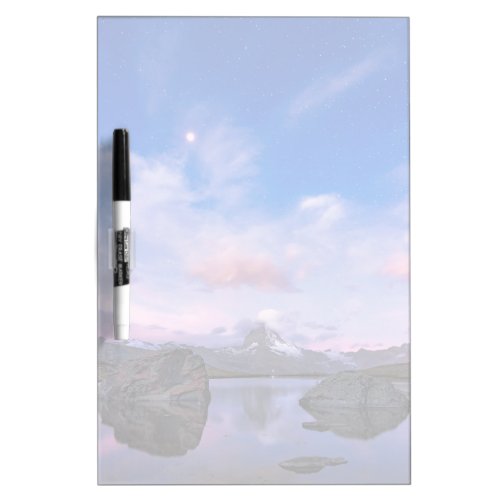 Mountains  Matterhorn  Lake Stellisee Dry Erase Board