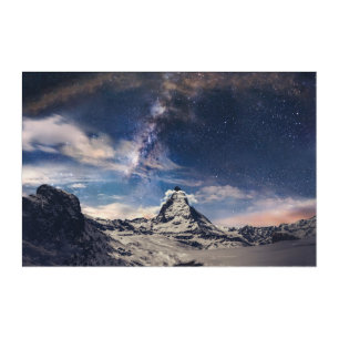 Mountains Matterhorn Zermatt Switzerland Acrylic Print