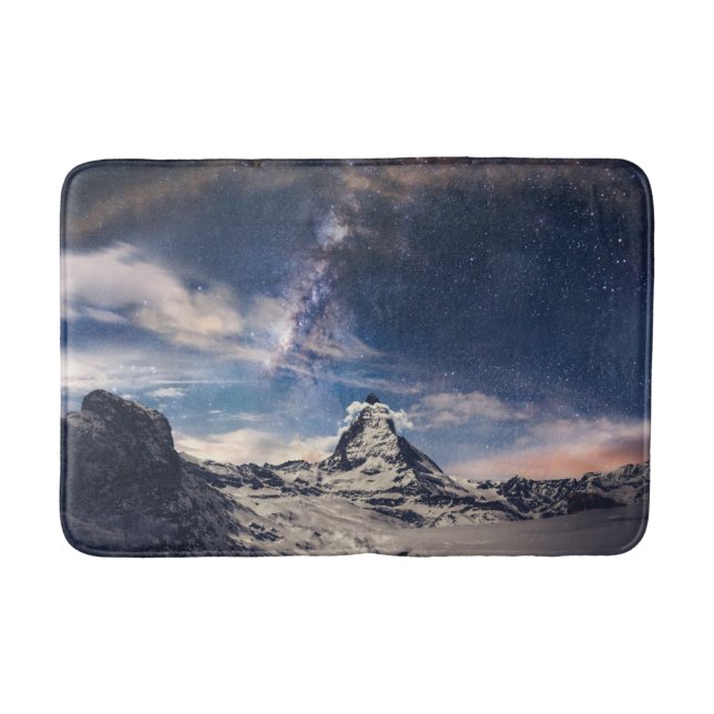 Mountains | Matterhorn Zermatt Switzerland Bath Mat (Front)