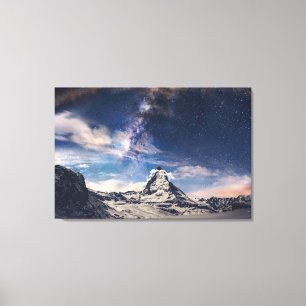 Mountains   Matterhorn Zermatt Switzerland Canvas Print